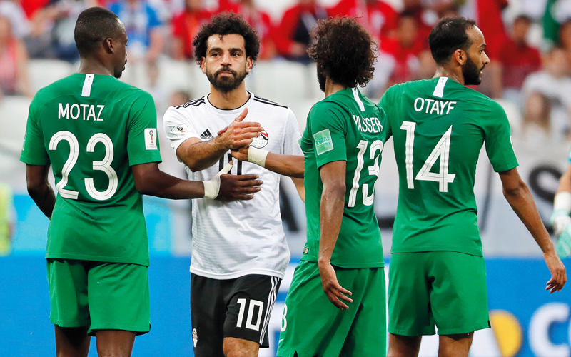 المنتخب المصري عانى كثيراً من الأزمات خلال المونديال. أ.ف.ب