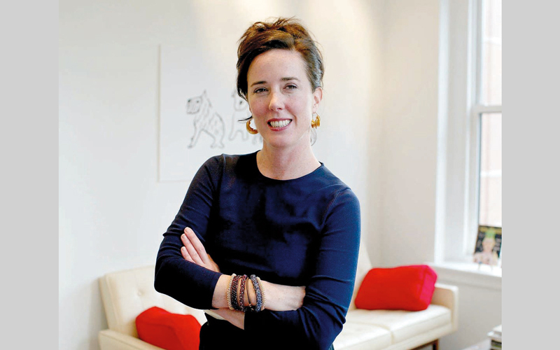 انتحار مصممة الأزياء كيت سبيد شكّل صدمة للمجتمع الأميركي.  أرشيفية