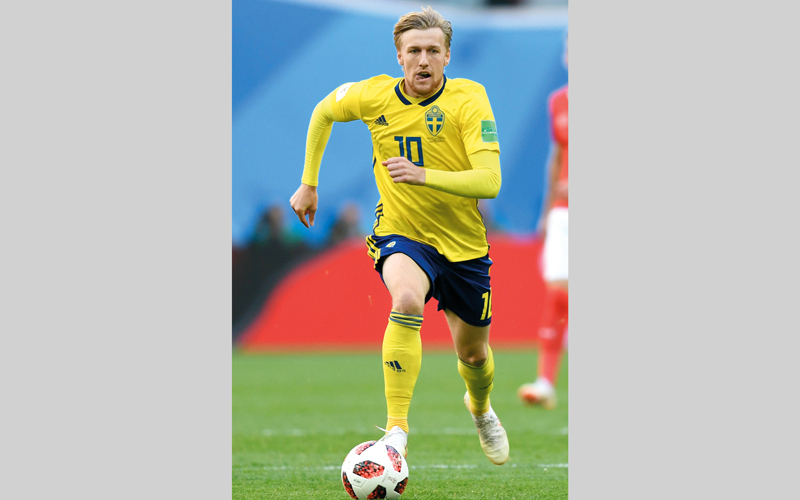 النجم السويدي فورسبرغ. أ.ف.ب