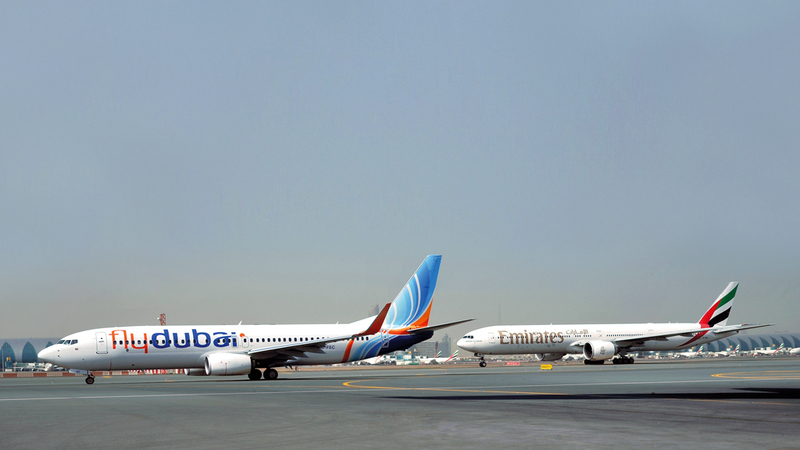 «فلاي دبي» تشغل رحلات إلى 10 وجهات من «المبنى 3» في مطار دبي