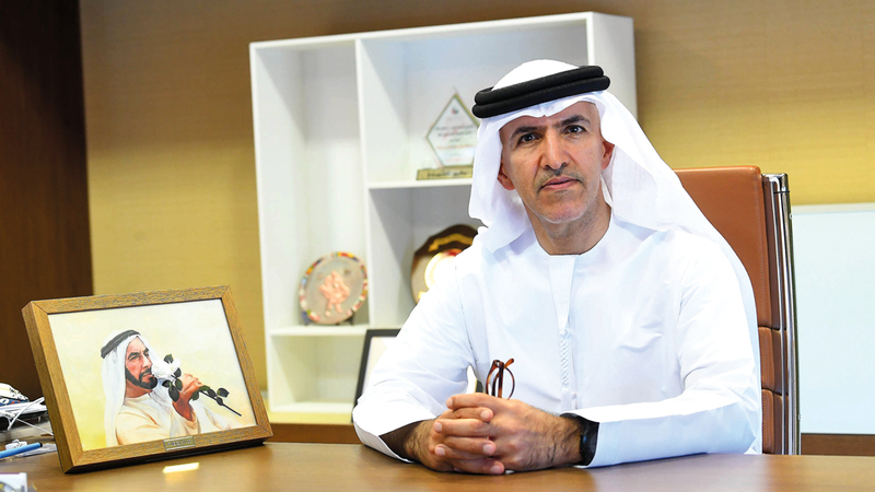 الخييلي: العمل بجوار الشيخ زايد أكبر مصدر للفخر حصلت عليه في حياتي. تصوير: إريك أرازاس