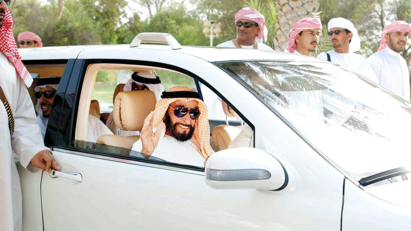 الشيخ زايد كان مثالاً للقيادة الفذة والرؤية الثاقبة واستطاع أن يؤسس دولة قوية البنيان. أرشيفية