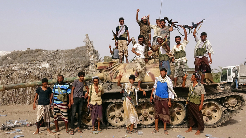 التحالف يدك منصة صواريخ حوثية في «سحار» صعدة.. والمقاومة تصادر أسلحة بالحديدة