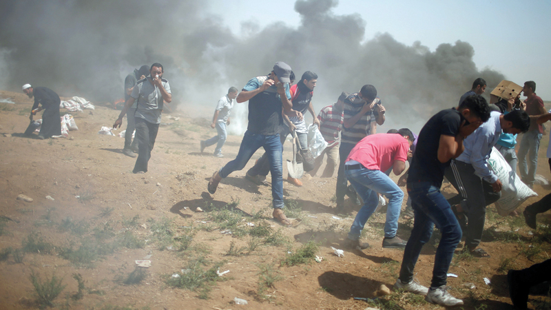 تظاهرات غزة تؤكد أن الصراع الفلسطيني - الإسرائيلي هو مصدر مهم للعنف وعدم الاستقرار في المنطقة. رويترز