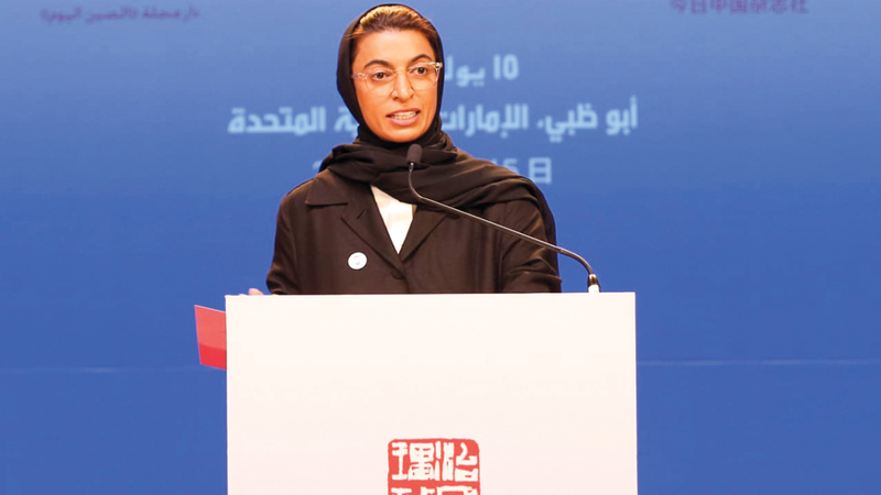 نورة الكعبي:

«تعاون الإمارات مع الصين هو أكثر من مجرد تبادل اقتصادي وتجاري، بل هو تكامل ثقافي وإنساني لخير البلدين، ورفاه الشعبين».