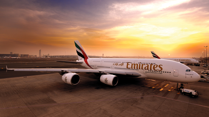 «طيران الإمارات» تشغّل «A380» مرة واحدة إلى غانا