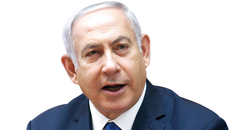 نتنياهو أثنى على القرار وقال إن إسرائيل الديمقراطية الوحيدة في الشرق الأوسط. أ.ب