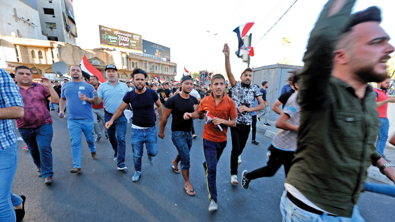 العراق: تظاهرات في محافظتي الديوانية والمثنى