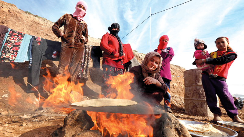 الأيزيديات لا يستطعن الاندماج في مجتمعهن من دون أطفالهن. أرشيفية