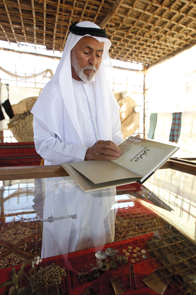 الرميثي عرف الشيخ زايد خلال زياراته العديدة إلى منطقة المرفأ. الإمارات اليوم