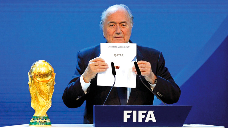 ملف قطر لاستضافة كأس العالم اعتمد على التشهير بالمنافسين. أرشيفية
