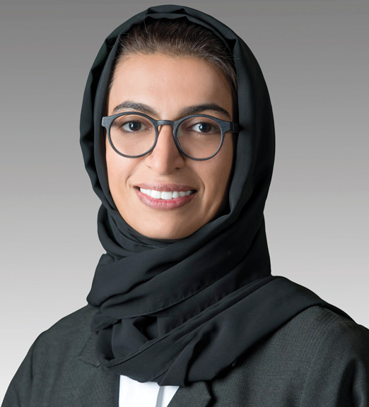 نورة بنت محمد الكعبي، وزيرة الثقافة وتنمية المعرفة، مكلفة بمهمة اكتشاف المواهب الوطنية.