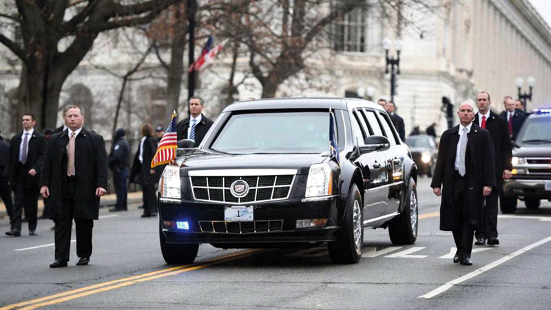 موكب ترامب يجعل الحركة على الطريق ترتبك لدقيقتين أو ثلاث. أرشيفية