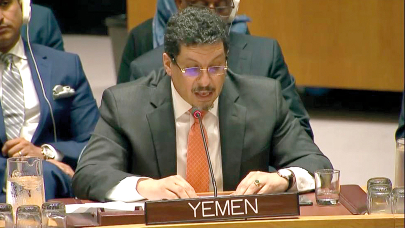 الحكومة اليمنية تدعو مجلس الأمن الدولي لحسم موقفه إزاء الوضع في الحديدة