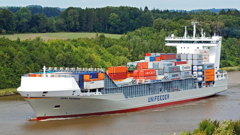 «يونيفيدر غروب» تعد أكبر شبكة لوجستية لتشغيل سفن شحن الحاويات المتوسطة في أوروبا. من المصدر