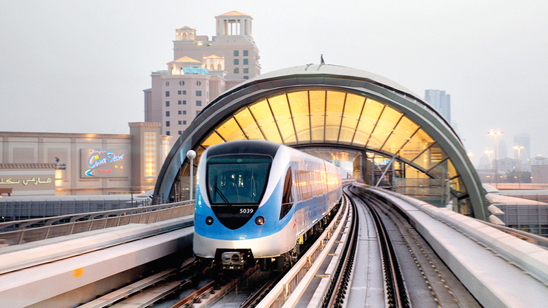 103 ملايين راكب استخدموا «مترو دبي» في النصف الأول