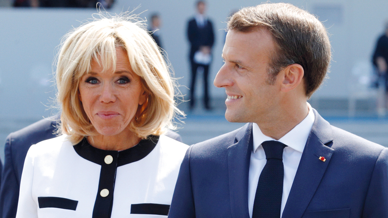 بريجيت مختلفة تماماً عن السيدات الفرنسيات الأُول السابقات. رويترز