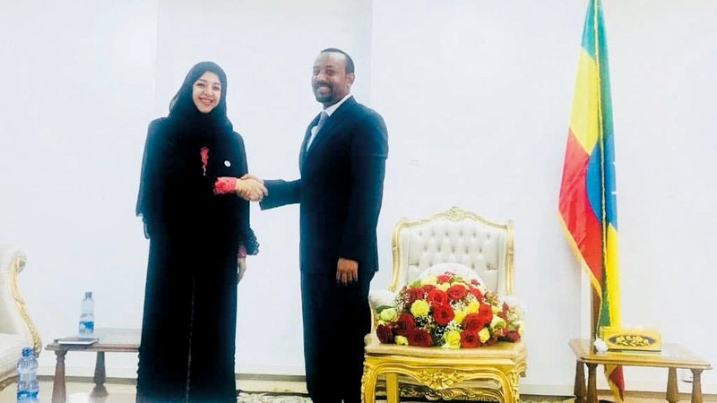 بحث التعاون الثنائي بين الإمارات وإثيوبيا