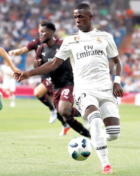 نجم الريال البرازيلي فينيسيوس. إي.بي.إي