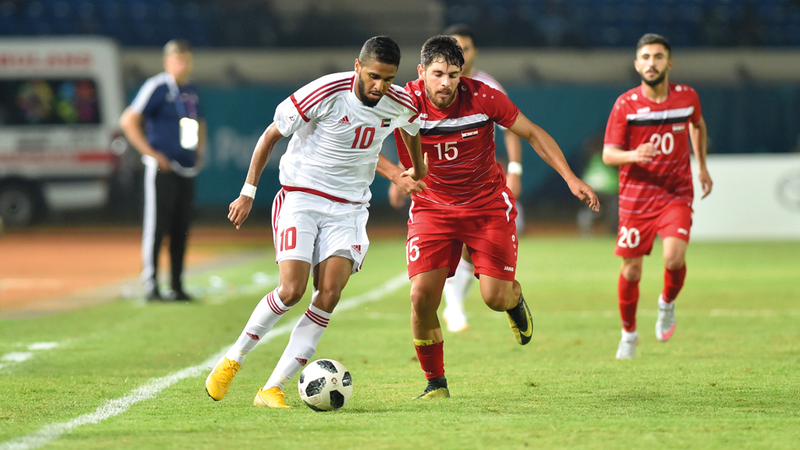 جانب من لقاء سورية الذي خسره الأولمبي بهدف لصفر. من المصدر