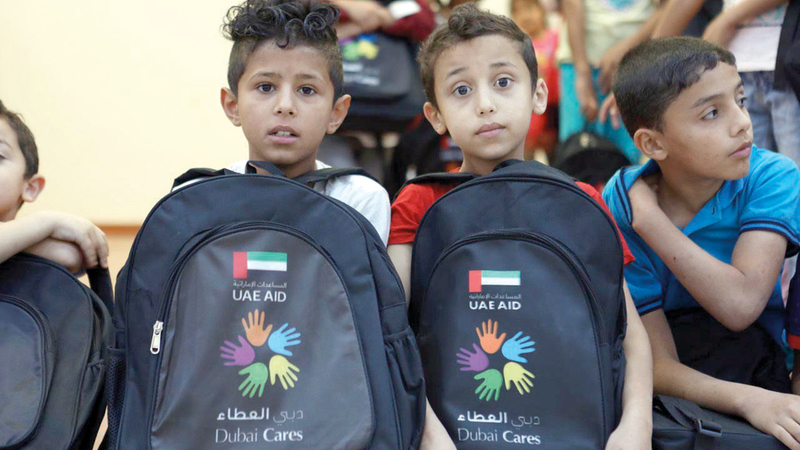 «المبادرة» تمنح الأطفال المتأثرين بالأزمات الأمل في الحياة. من المصدر