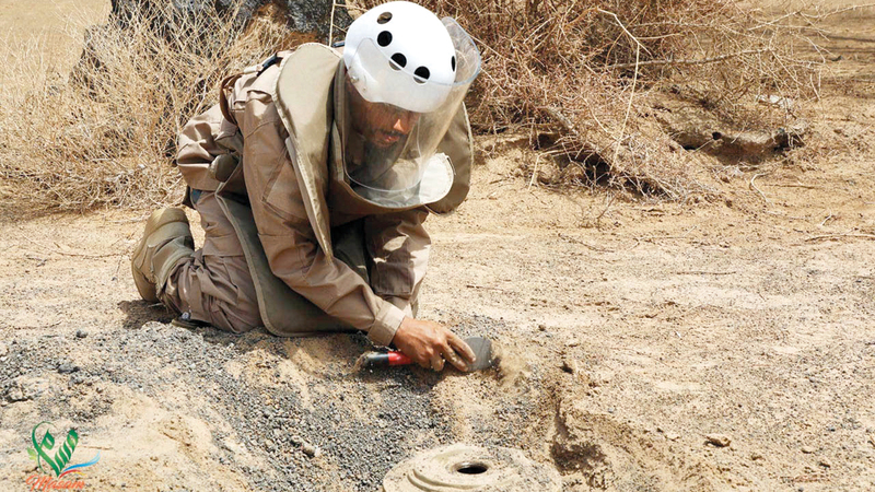 فرق «مسام» تواصل عمليات نزع الألغام في محافظة مأرب