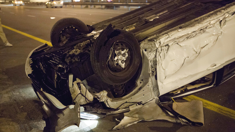 السرعة الزائدة تُعد أحد أخطر العوامل في الحوادث المرورية. أرشيفية