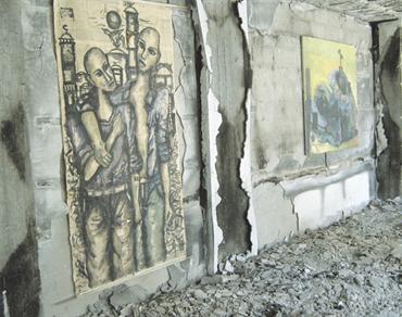 «بقايا فن».. غزة تنهض من الرماد