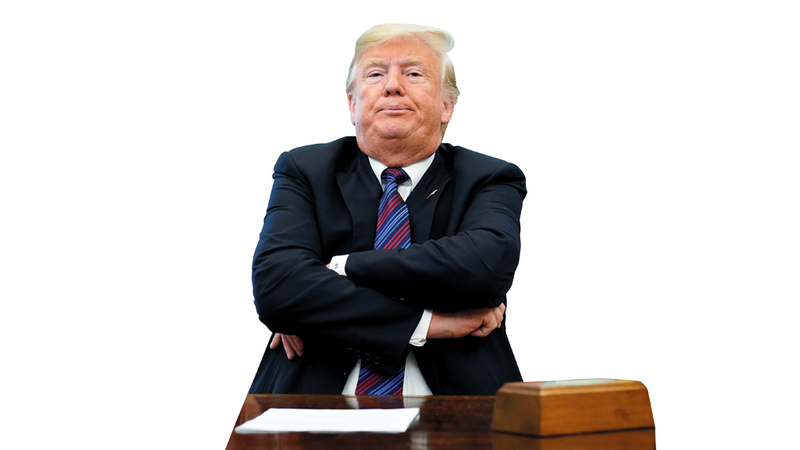 رئيس جنوب إفريقيا انتقد تدخّل ترامب في شؤون بلاده. أ.ف.ب