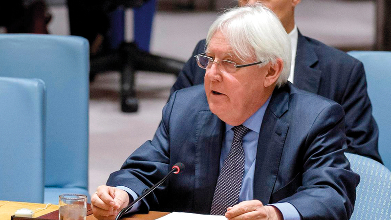 هادي منح دعمه لجهود مارتن غريفيث. أرشيفية