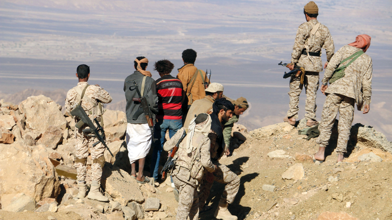 المقاومة اليمنية تسيطر على «التباب الحمر» و4 جبال في تعز.. ومصرع 50 قيادياً حوثياً
