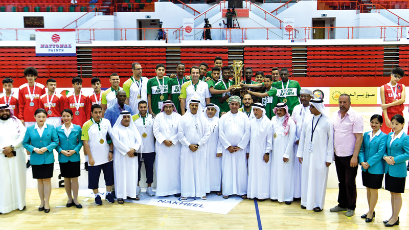 «أبيض السلة» ثالث بطولة الخليج للناشئين