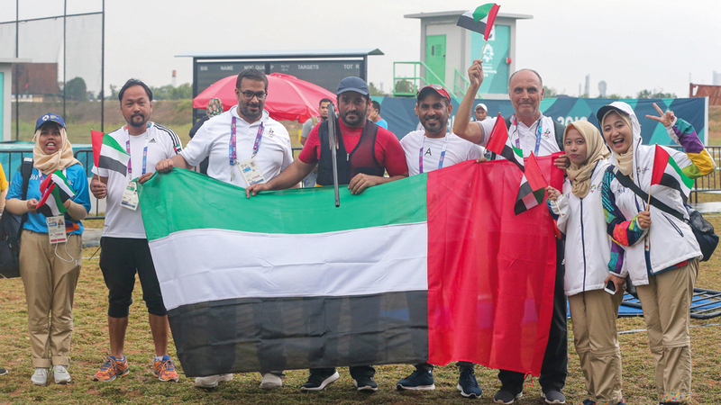 الإمارات الثالثة عربياً في جدول الترتيب النهائي