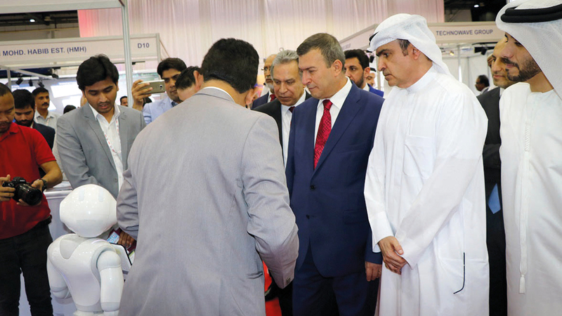 افتتاح معرض ومؤتمر المتاجر الذكية في «دبي للمعارض»