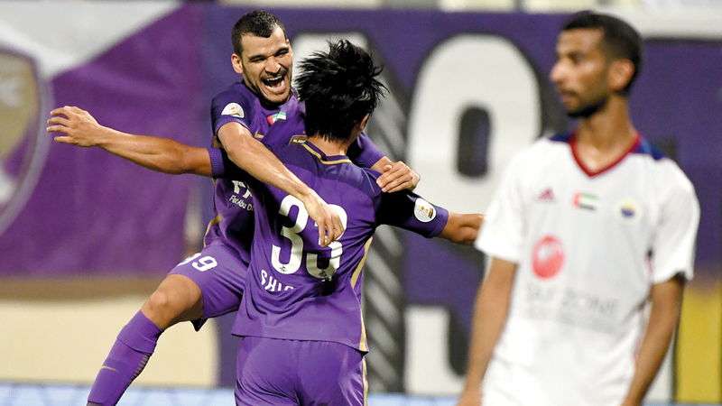 «الملك» انهار بشكل غريب أمام العين. تصوير: أسامة أبوغانم