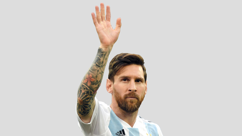 أنصار الأرجنتين لا يريدون سماع خبر اعتزال ميسي. أ.ف.ب