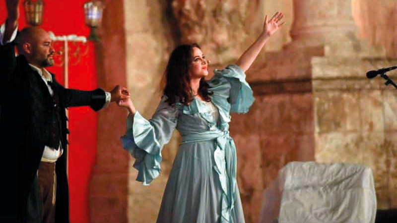 زينة برهوم مؤسسة المهرجان.  من المصدر