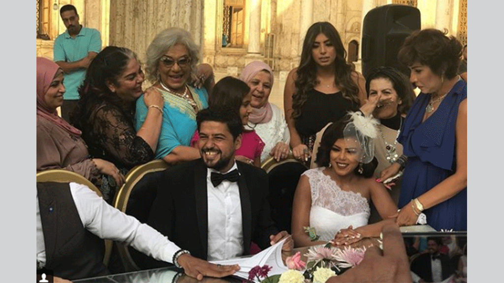 في زفاف حفيدة فريد شوقي.. حضر «المعازيم» وغاب العروسان