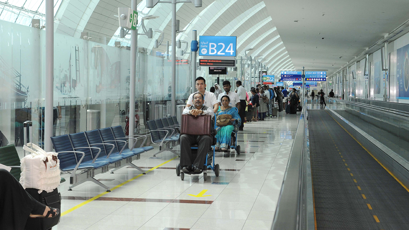 إنقاذ حياة «حاج ترانزيت» تعرّض لسكتتين قلبيتين في مطار دبي
