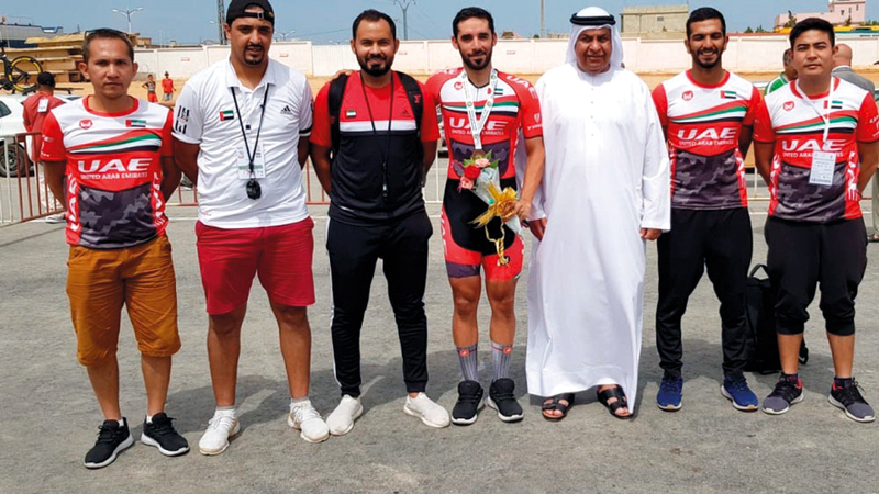 المروي يحرز برونزية سباق الدراجات العربية