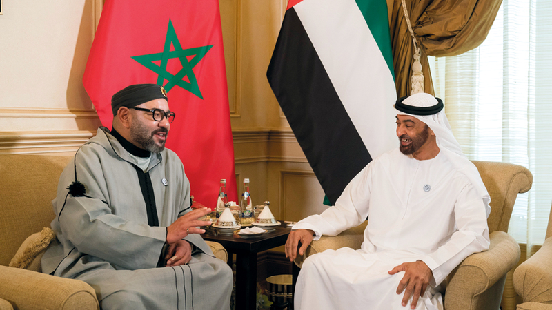 محمد بن زايد: الإمارات حريصة على توثيق علاقاتها مع المغرب