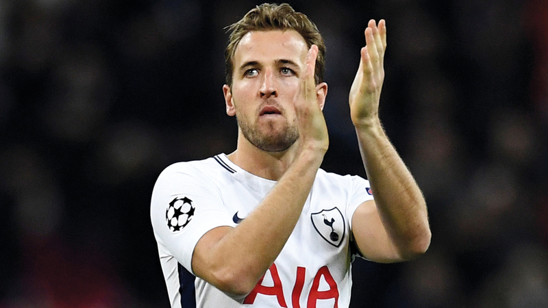 نجم توتنهام هاري كاين.  من المصدر