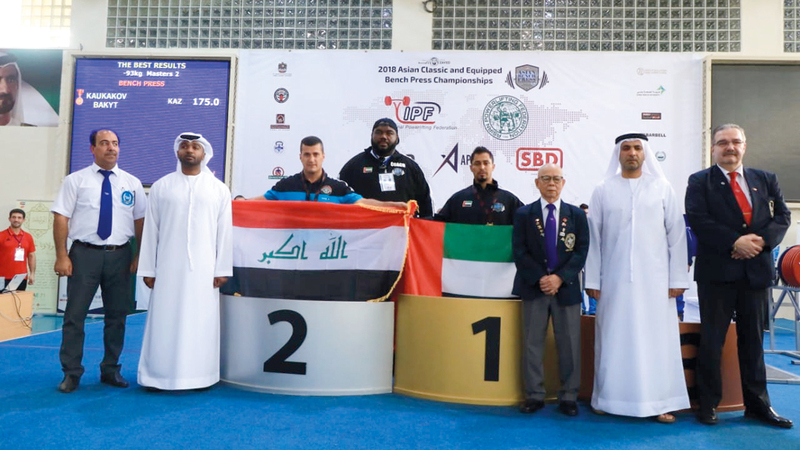 5 ميداليات لمنتخب الإمارات في «آسيوية القوة البدنية»