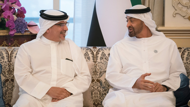 محمد بن زايد أكد حرص الإمارات على تعزيز علاقات التعاون مع البحرين