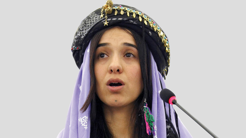 نادية مراد.. من الاستعباد الجنسي إلى «نوبل للسلام».  أ.ب