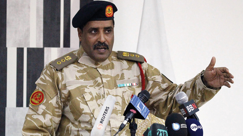 المسماري أعلن خبر اعتقال العشماوي. أرشيفية