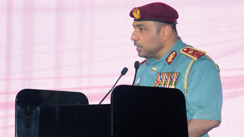 اللواء جاسم المرزوقي:  «(حصنتك) أكبر نظام آلي متكامل في المنطقة لمتابعة حالات الطوارئ التي تتعلق بالحريق والسلامة العامة».