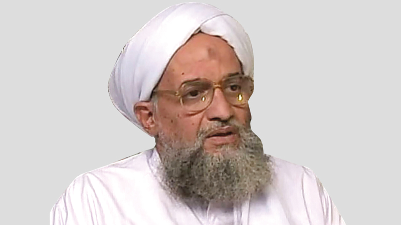 الظواهري يحاول تشجيع كوادره في سورية على تحمل الضغوط. ارشيفية