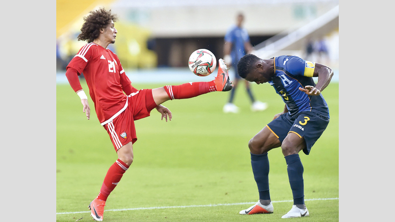 المنتخب تعادل أول من أمس بنتيجة 1-1 في لقاء ودي مع هندوراس بمعسكر إسبانيا. من المصدر