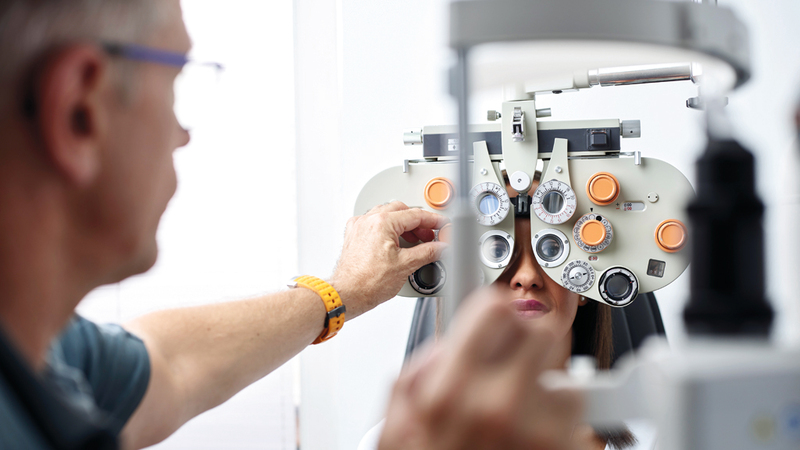 بعض أمراض العيون تحتاج إلى نسب معينة من التلوين. أرشيفية